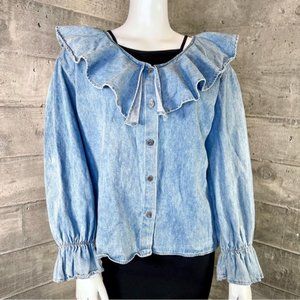Vintage Denim Blouse